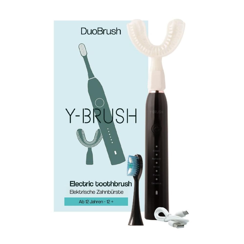 Escova de dentes elétrica Y-Brush Traditional Brush Adult Duo
