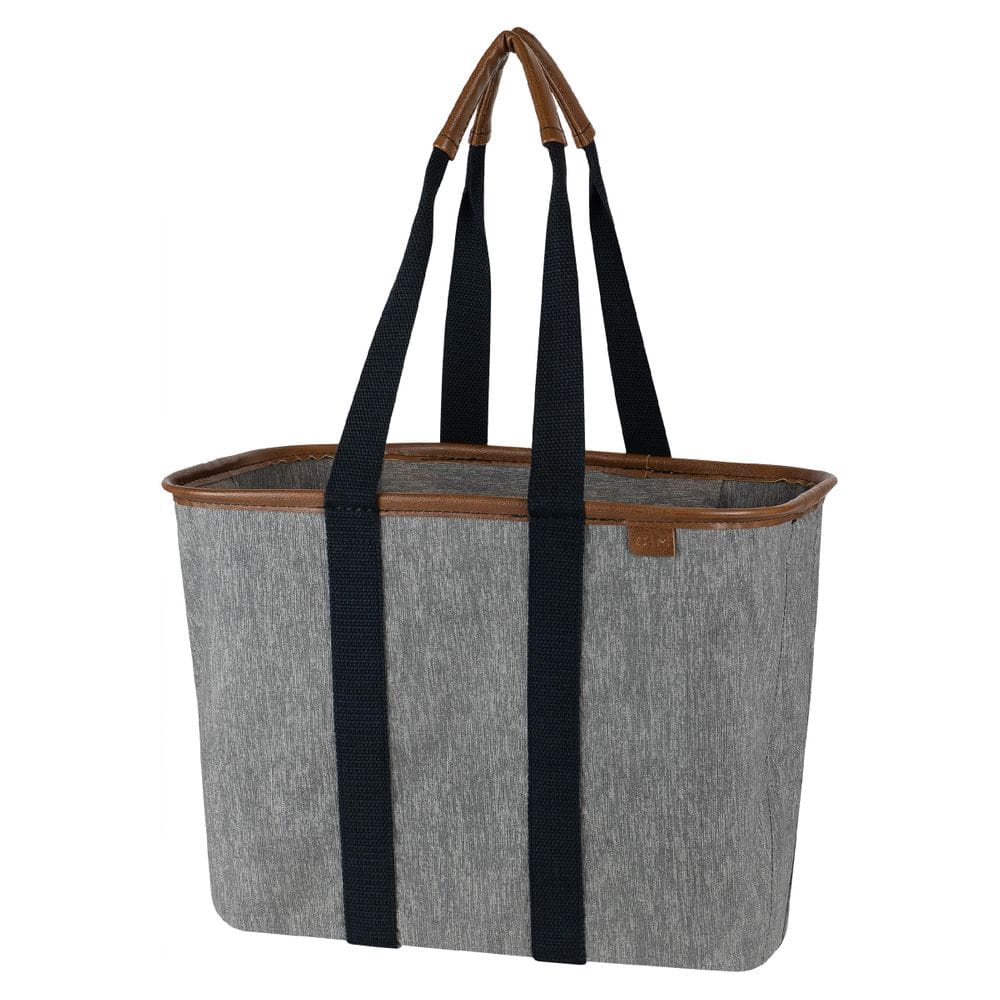 Sacola dobrável CleverMade LUXE Heather Grey/Black 20L