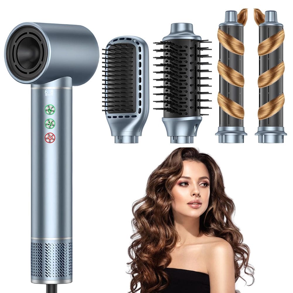 Escova para secador de cabelo Wofdovolve 5 em 1 1100W 11000RPM 200mL Ionic