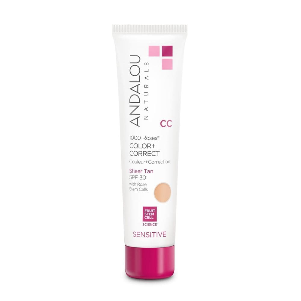 Protetor solar Andalou Naturals 1000 Roses CC Color + Correct