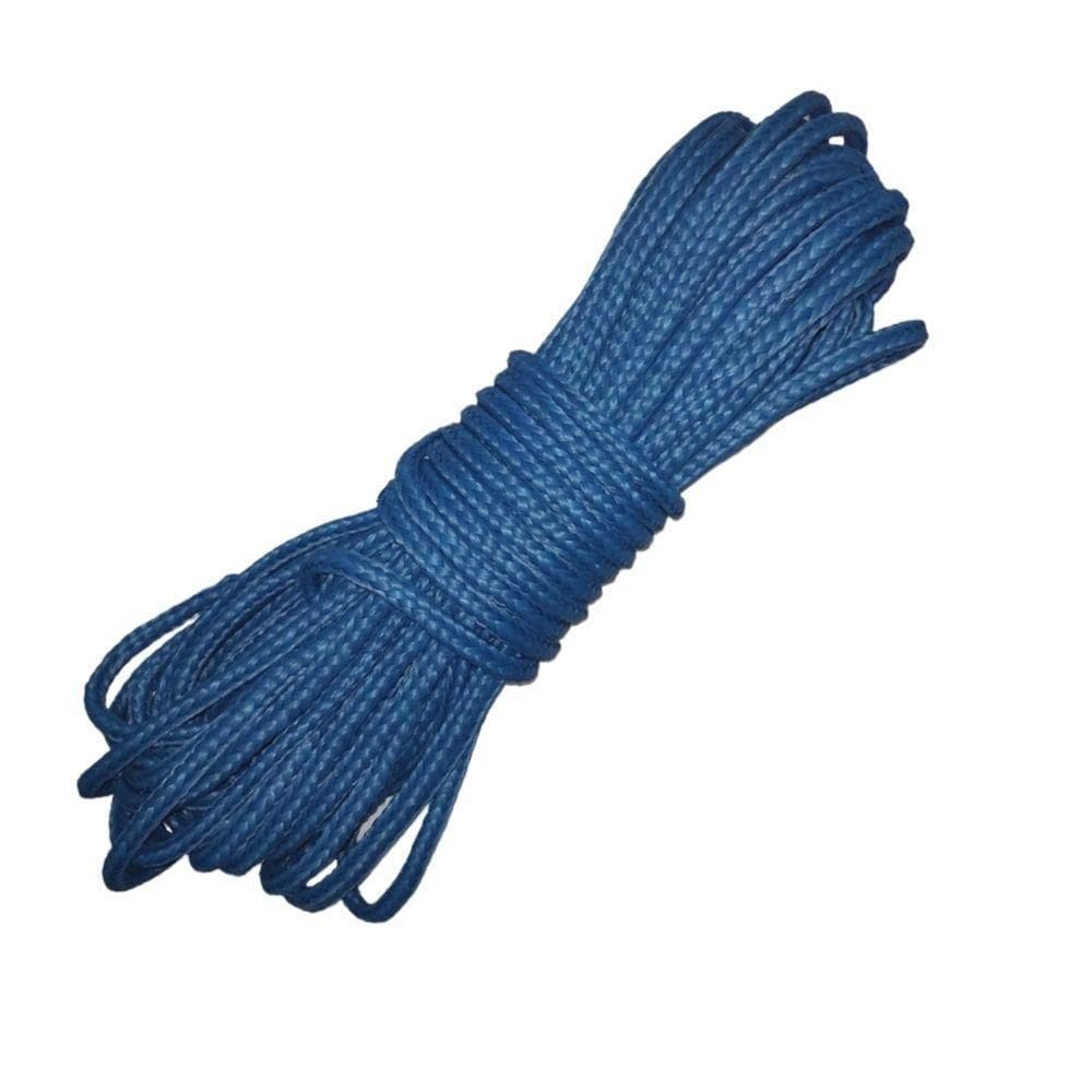 Cabo Trançado Retinida 30m Azul 10mm Nylon