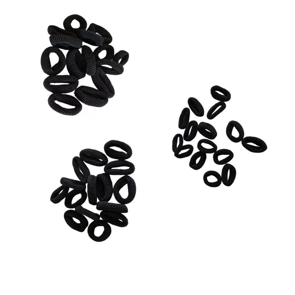 Pacote De Mini Xuxinha De Cabelo Preta Rabicó 300 Peças