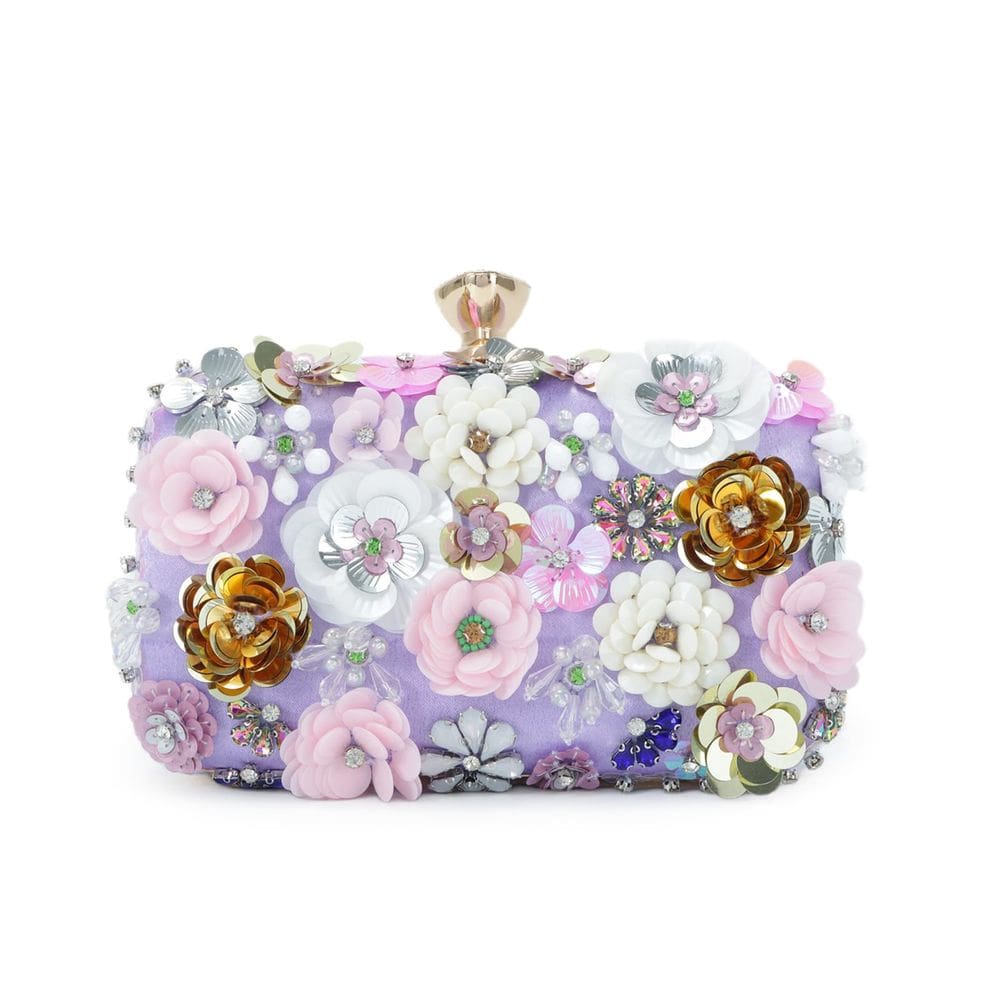 Bolsa Clutch Bag Lanpet Flower Evening para mulheres