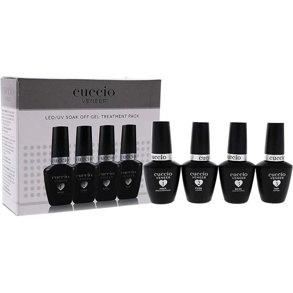 Pacote de tratamento Gel Polish System Cuccio Veneer 13 mL x4