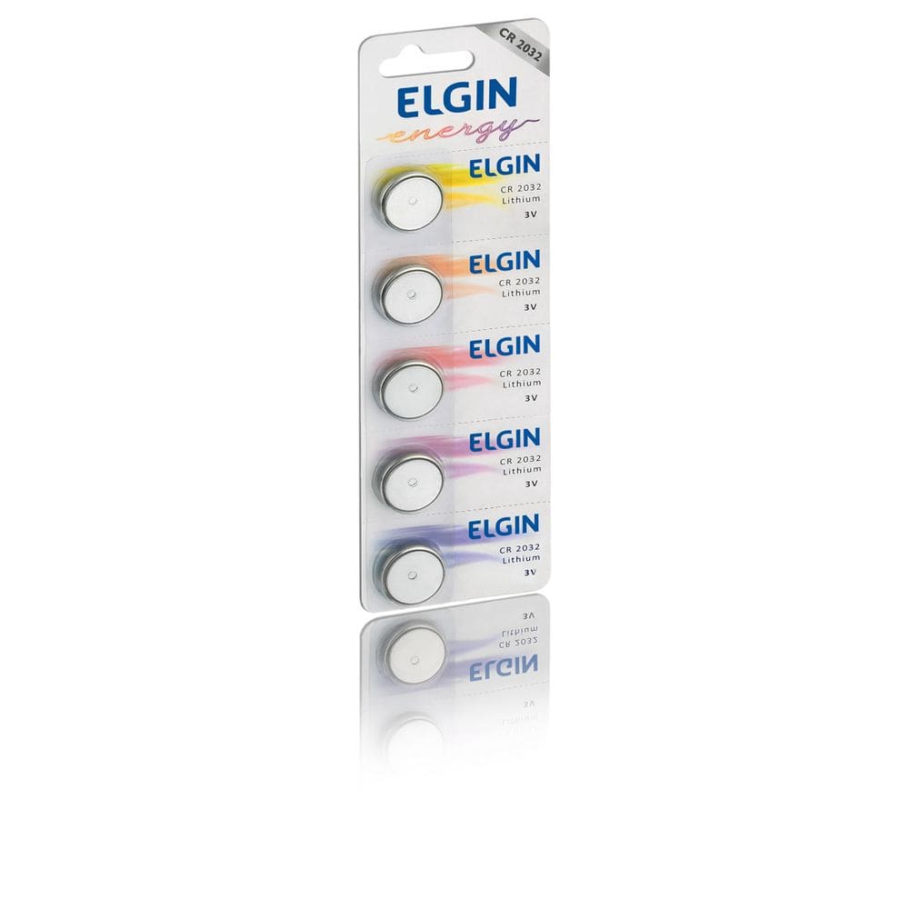 Bateria Lithium Elgin CR 2016/3032/2025 3V - Blister 5 unid.