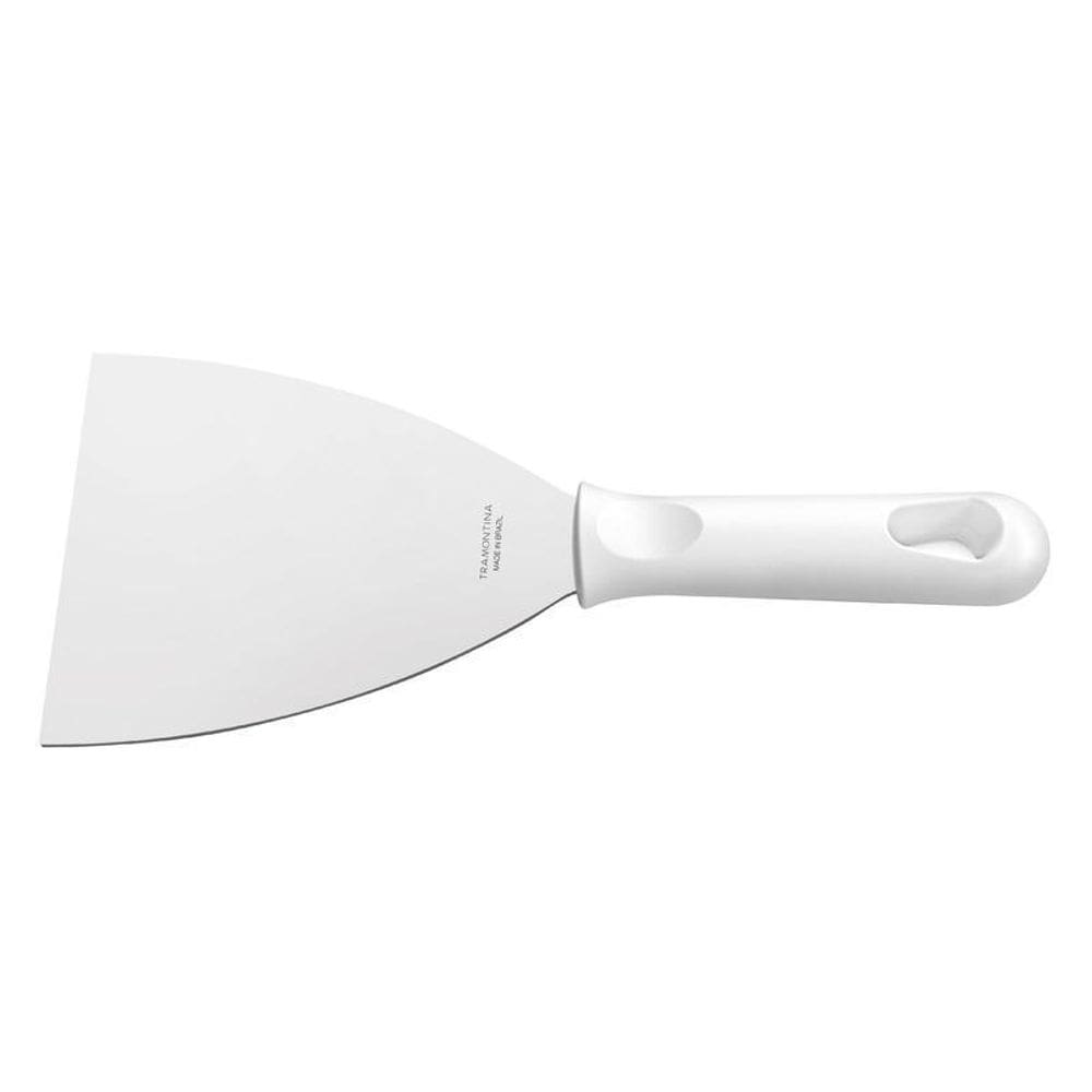 Espátula Tramontina Inox E Cabo De Polipropileno Branco