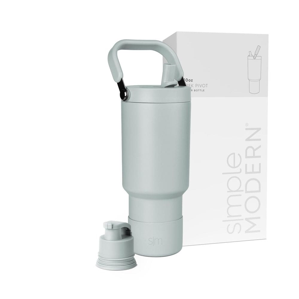 Garrafa de água Simple Modern Trek Pivot 900 ml com alça