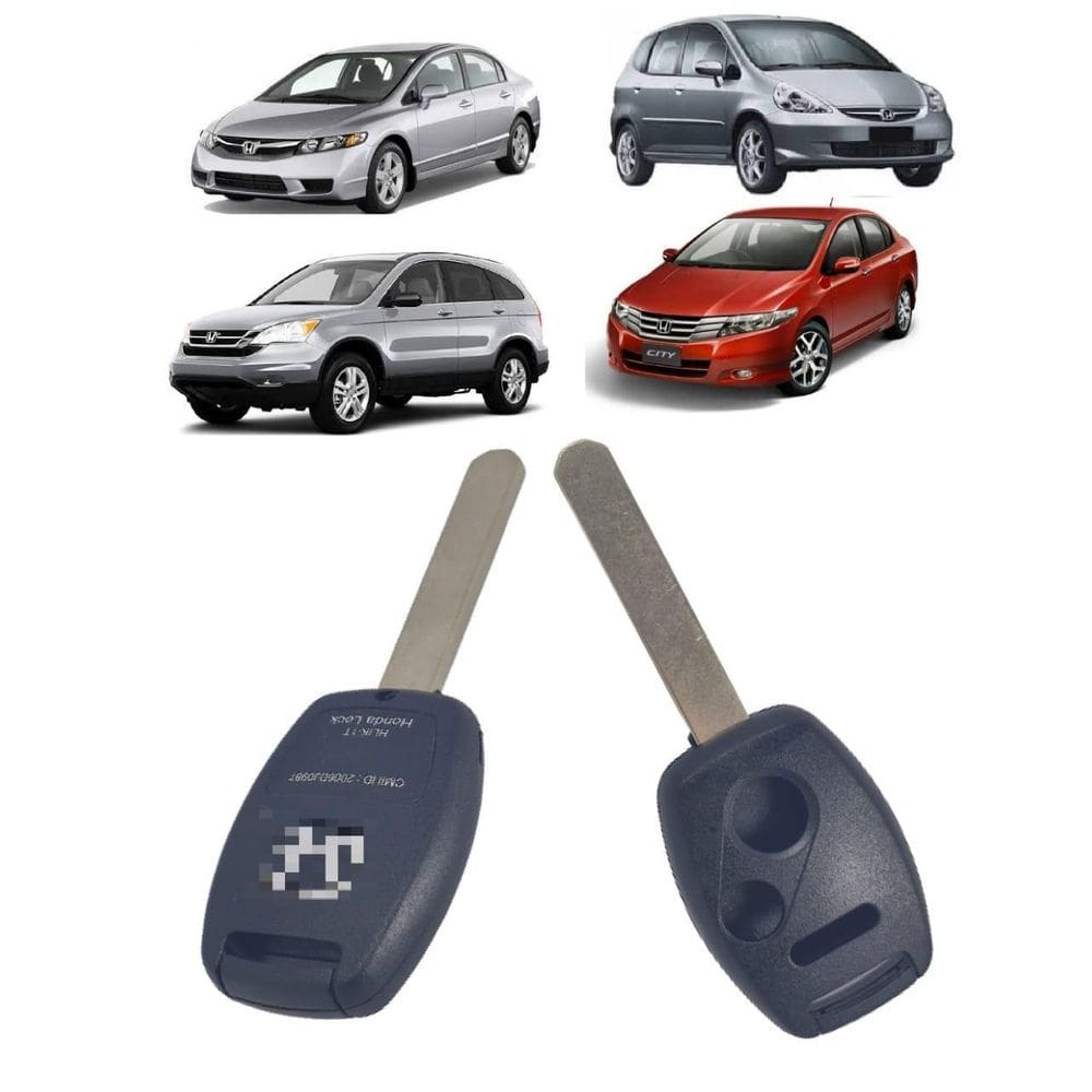 Capa Carcaça Chave Hon Civic Fit Crv City 2Botoes C Panico