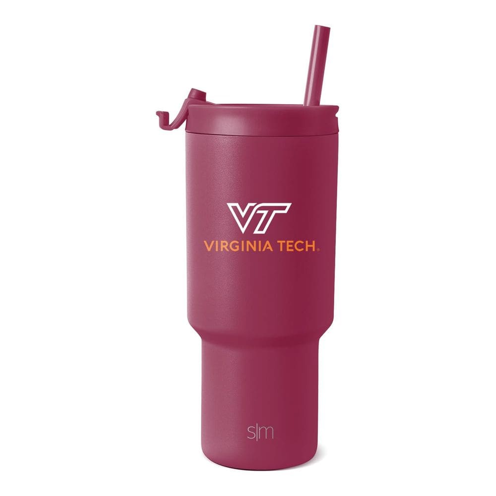Copo Simple Modern Virginia Hokies 900 ml em aço inoxidável