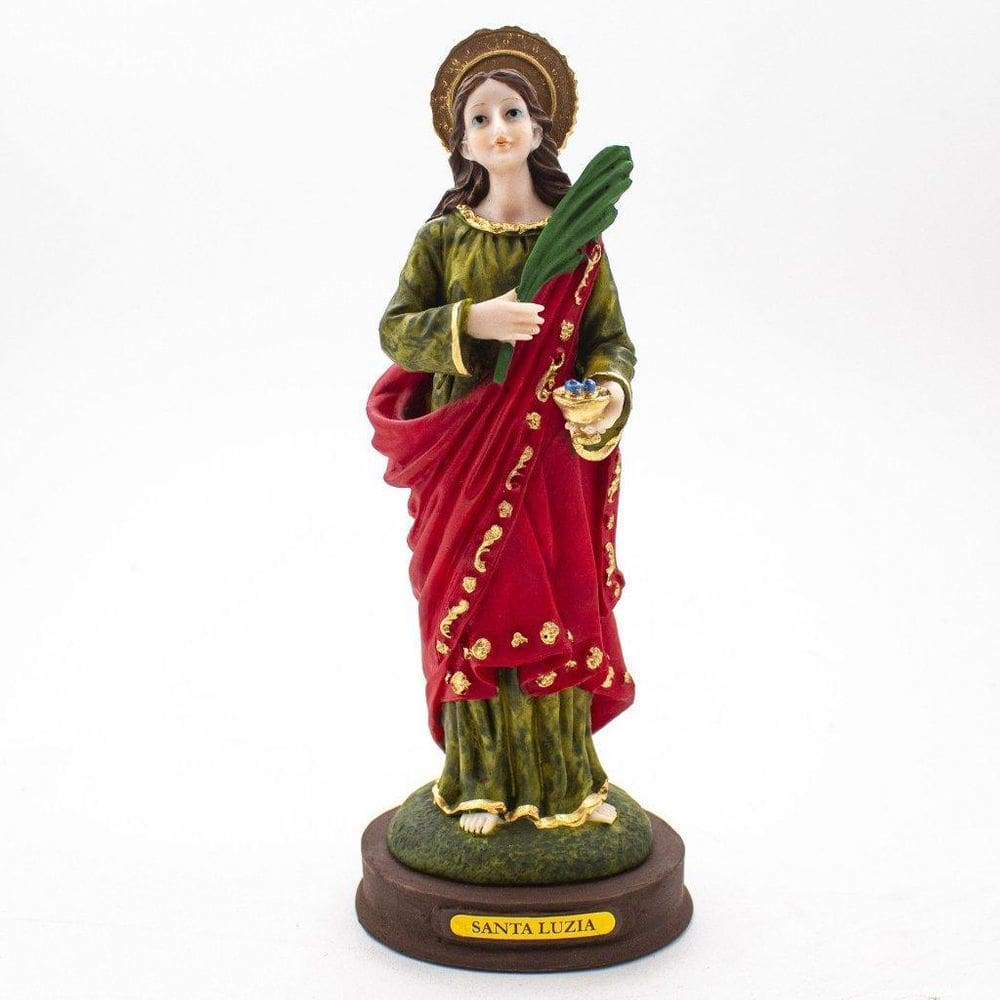 Imagem Santa Luzia Resina 20 Cm