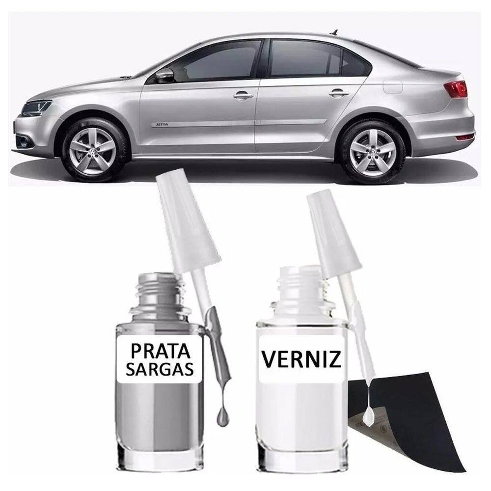 Tinta Tira Risco Retoque Automotivo Prata Sargas Prata