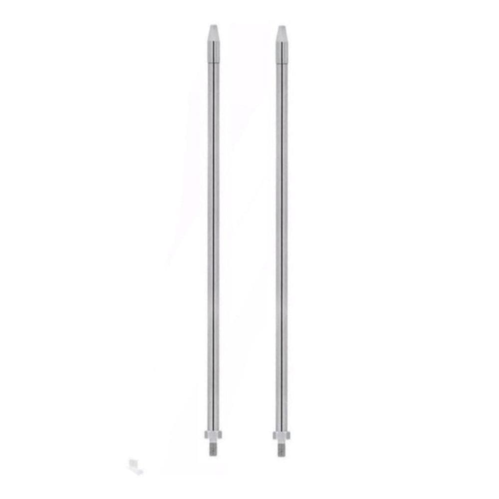 Alongador Cromado De Antena Px 40Cm Kit 2 Caminhão Lw Group