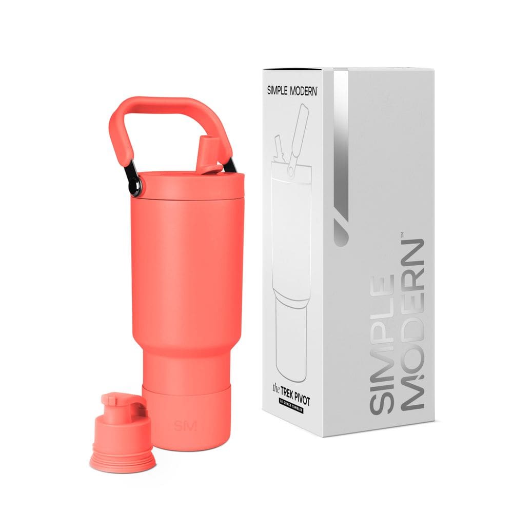 Garrafa de água Simple Modern Trek Pivot 900 ml com alça