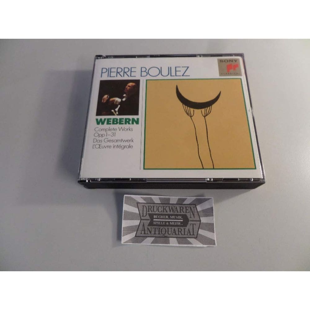 CD Sony Webern: Obras completas, op. 1-31