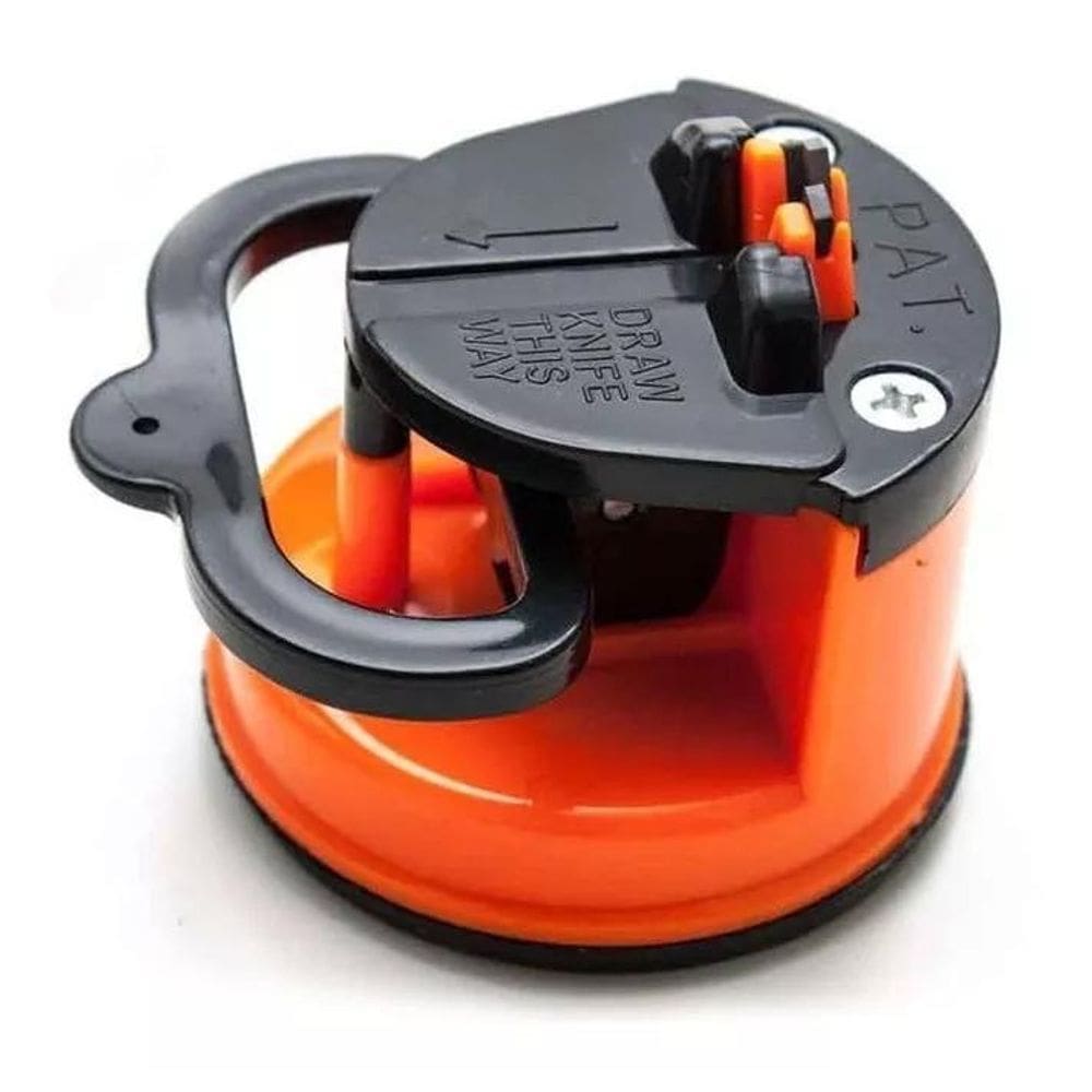 Amolador De Facas E Tesouras Wellmix Pequeno Com Ventosa