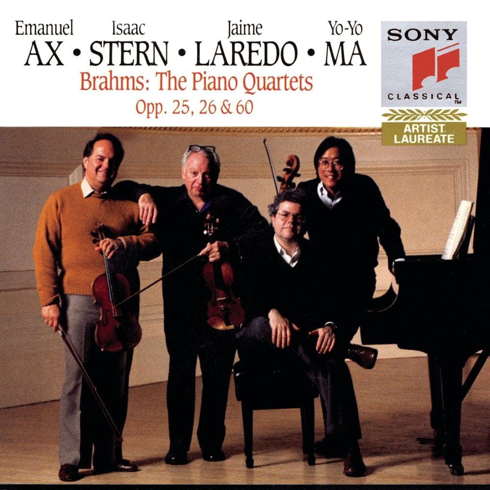 CD Brahms Os quartetos de piano, opp. 25, 26 e 60 - Sony