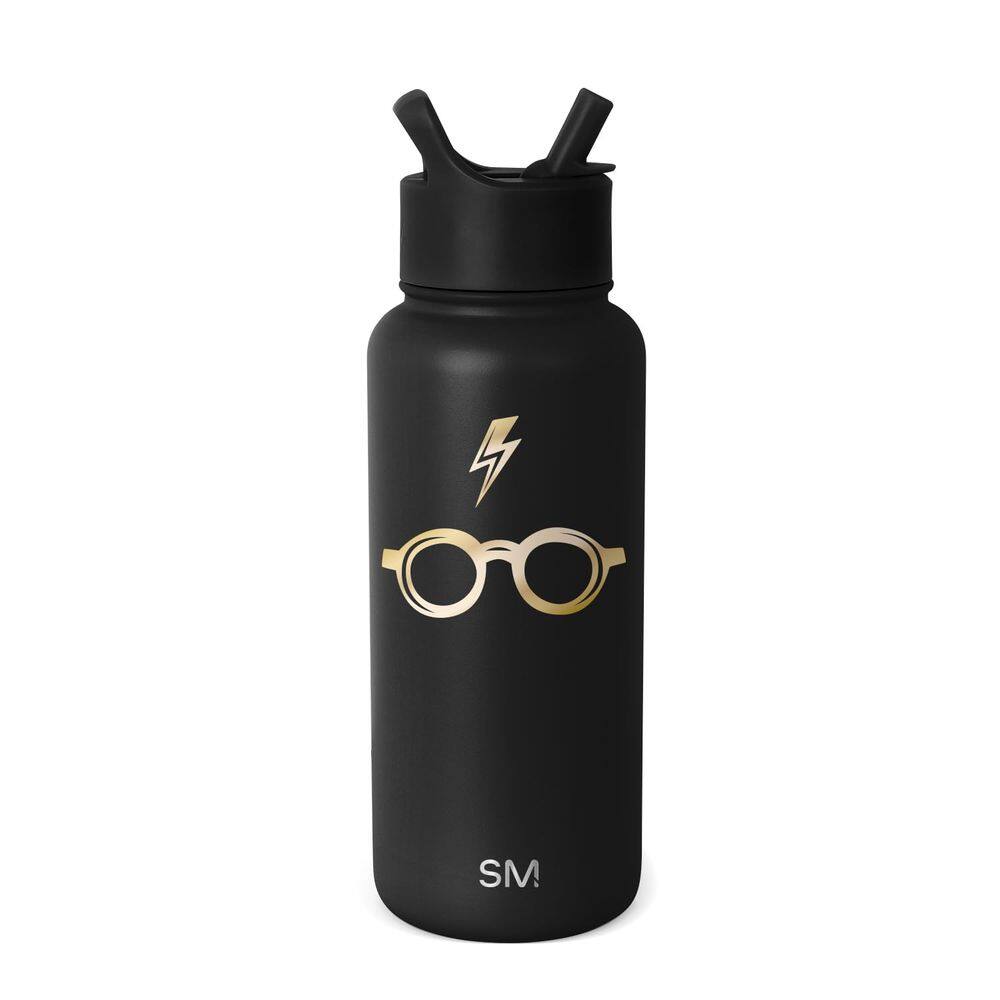 Garrafa de água Simple Modern Harry Potter 950 ml com tampa de palha