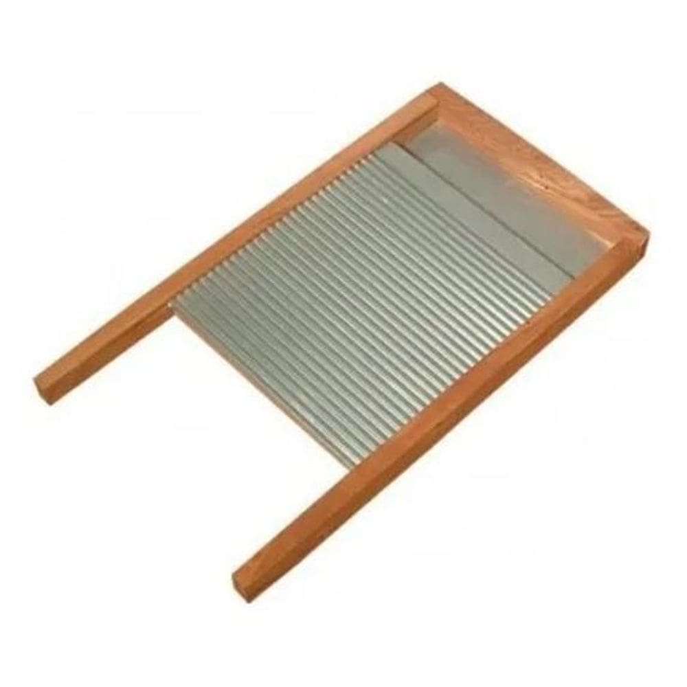 Esfregadeira Tabua Lavar Roupa Zinco Retrô Vintage Washboard