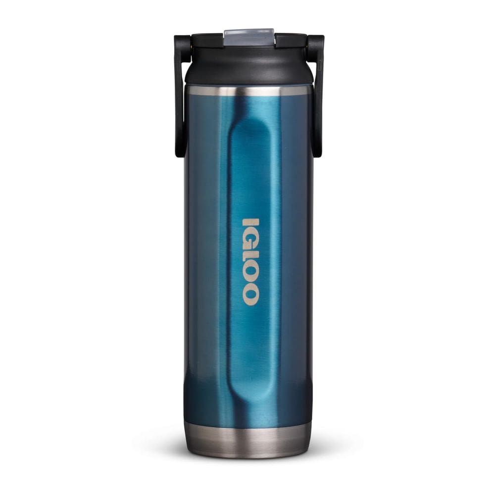 Garrafa Sport Sipper Igloo Modern Blue 600ml em aço inoxidável
