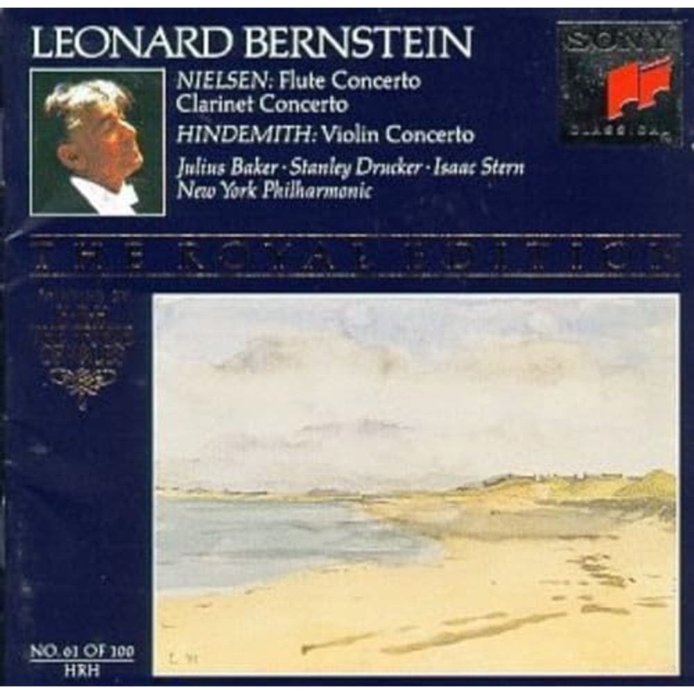 CD: Concerto para flauta Nielsen, concerto para clarinete, violino Hindemith