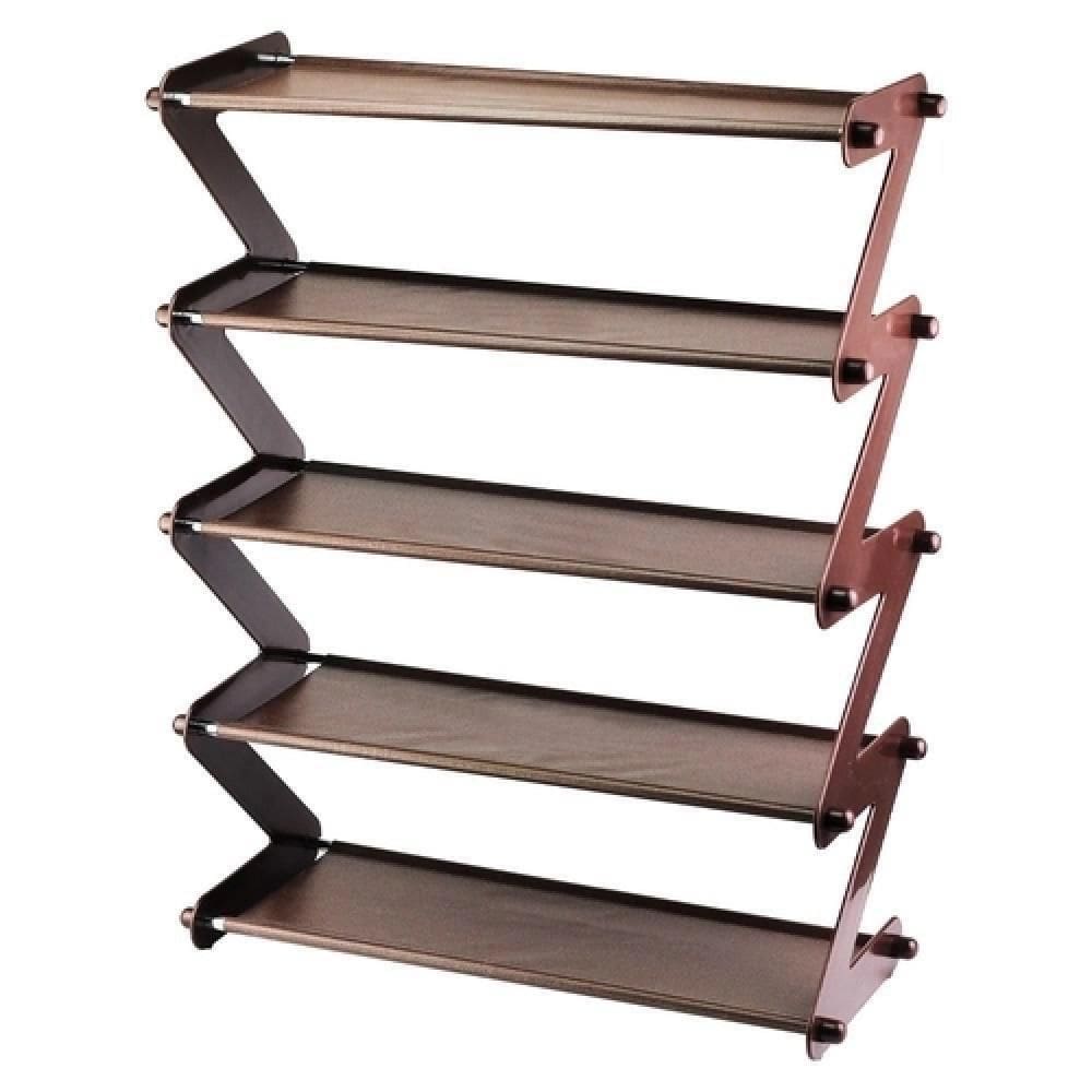 Sapateira Multiuso 5 Prateleiras 60x48x60 Marrom