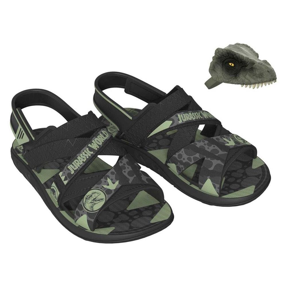 Sandália Infantil Menino Jurassic Mask Com Máscara