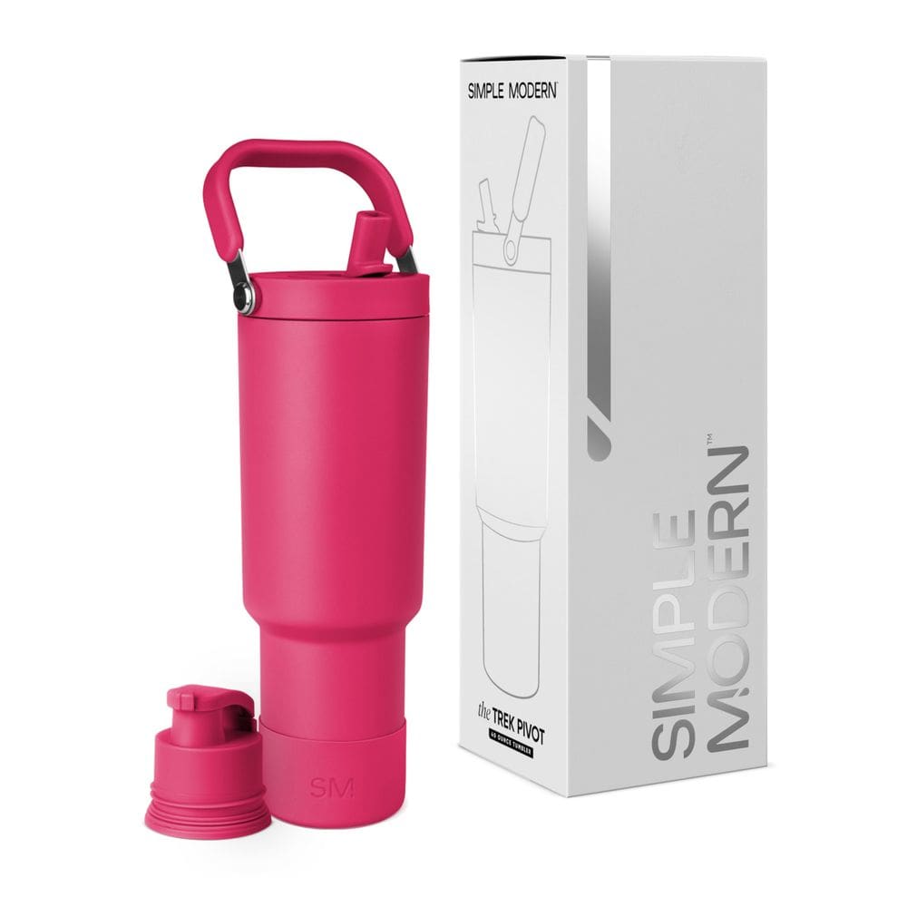 Garrafa de água Simple Modern Trek Pivot 1,2 L com alça