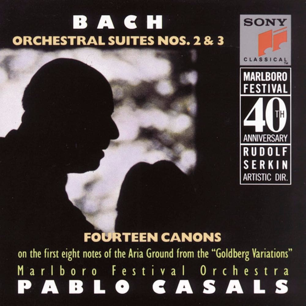 CD de música Bach 14 Canons & Orchestral Suites 2 e 3 Sony