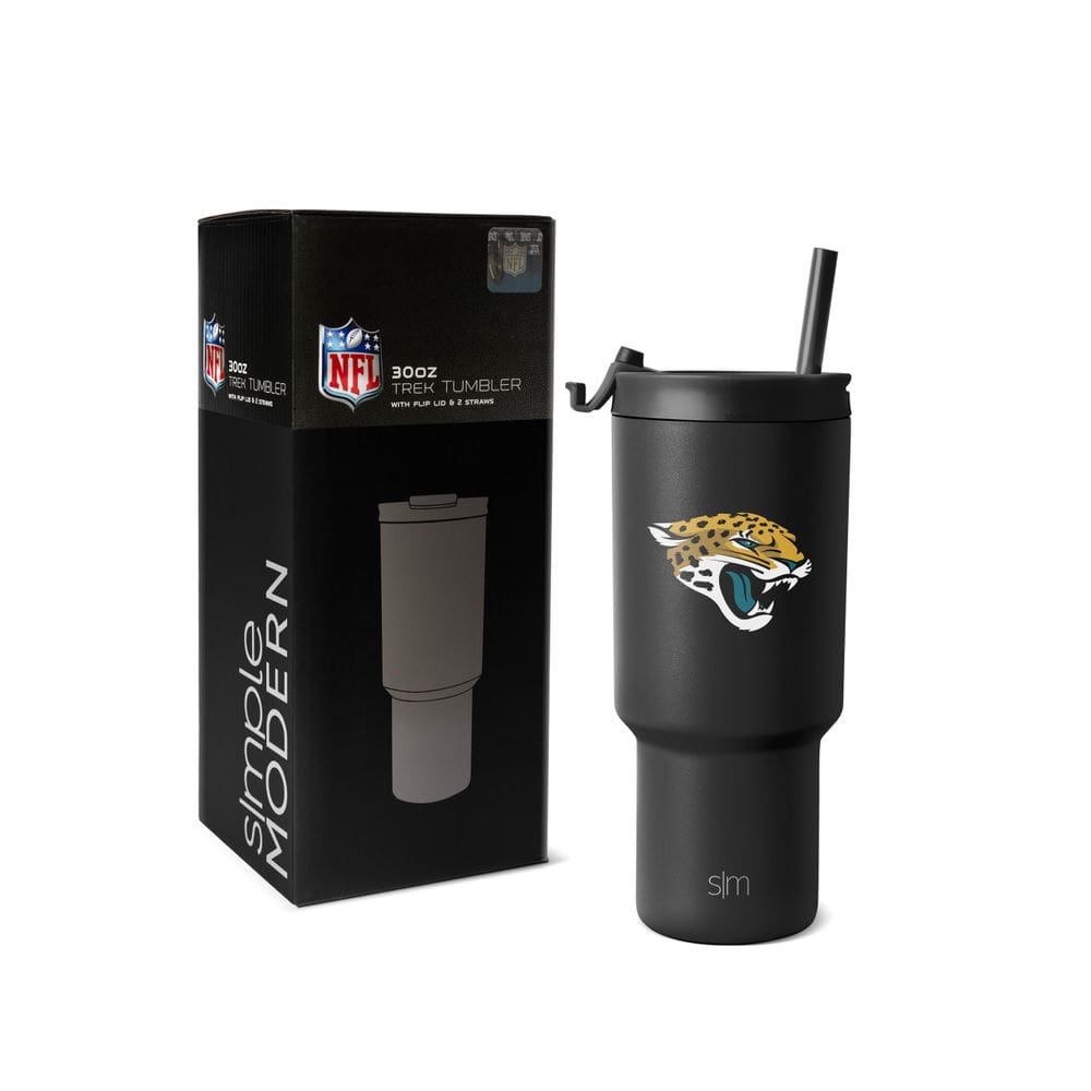 Copo simples e moderno NFL Jacksonville Jaguars 900 ml