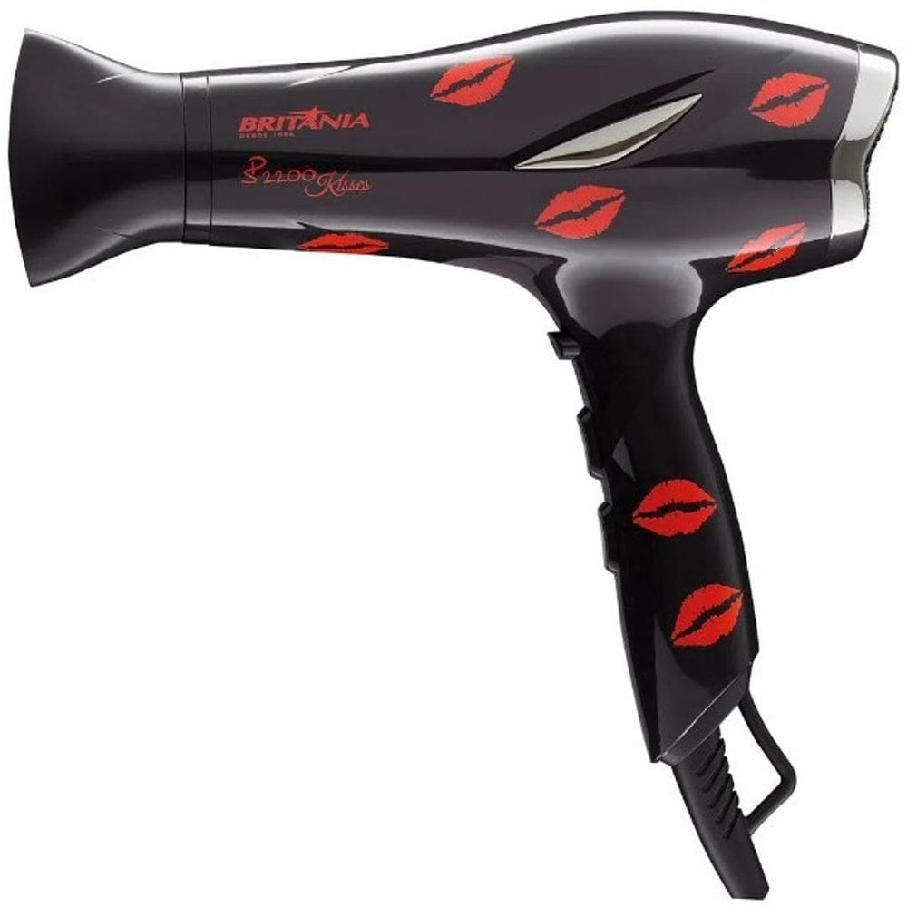 Secador De Cabelos Britania Kisses 3 Velocidades 2000W 127V