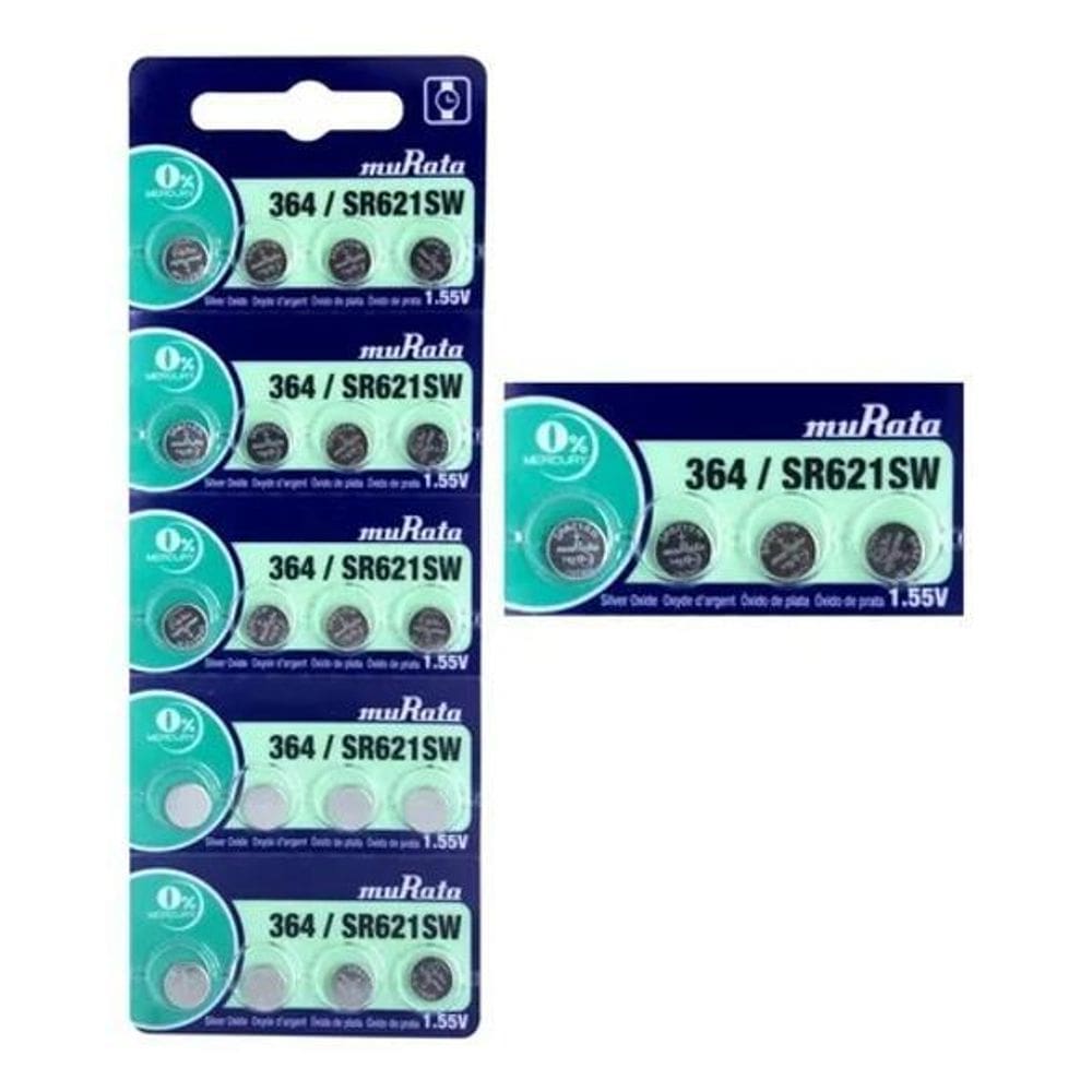 Bateria De Relógio Murata 364 / Sr621Sw C/20