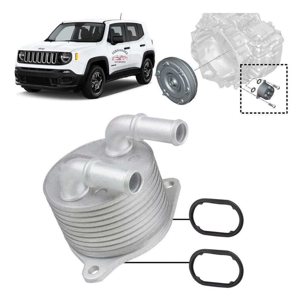 Resfriador Trocador De Calor Câmbio Fiat Toro Jeep Renegade