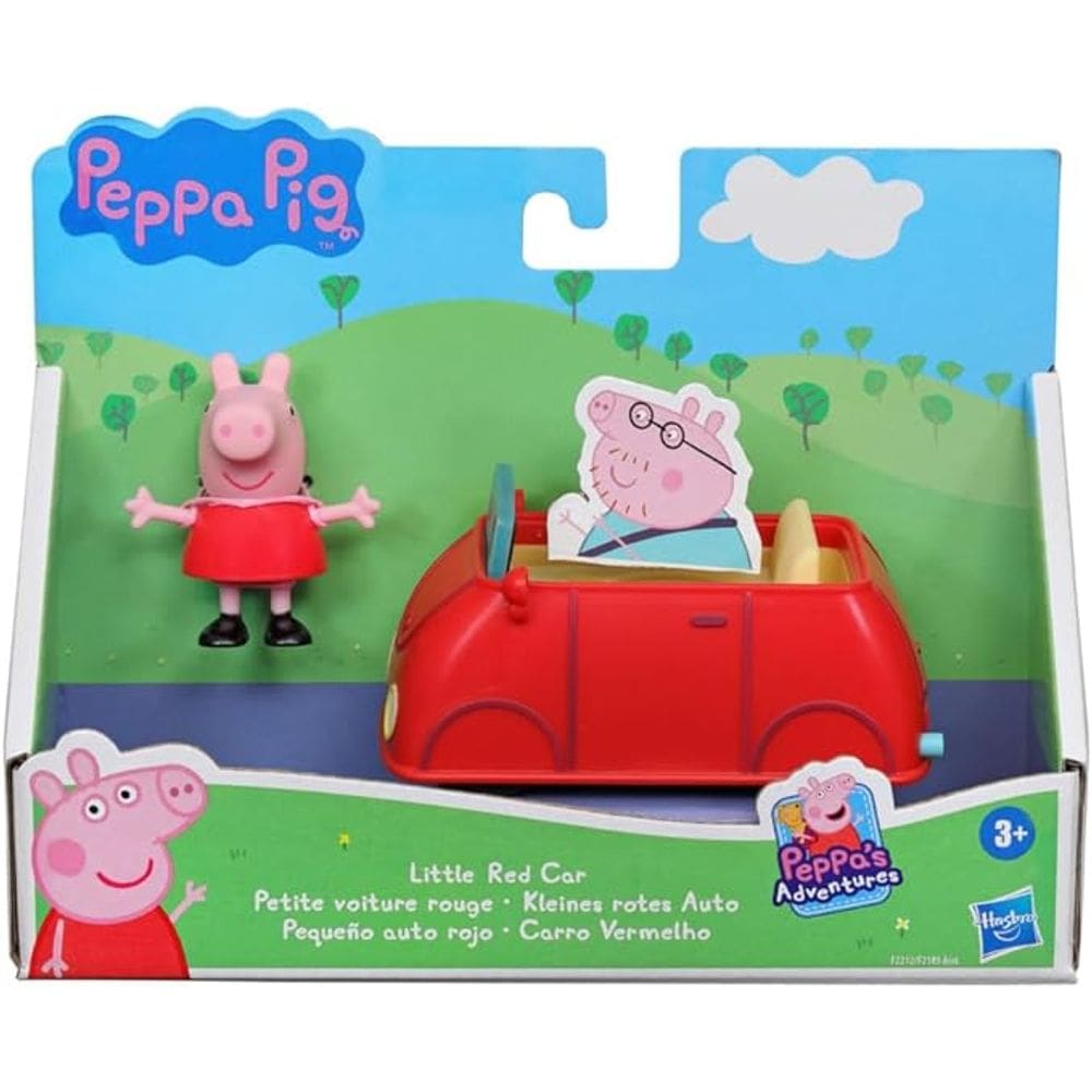 Carrinho Vermelho e Boneca Peppa Pig HASBRO