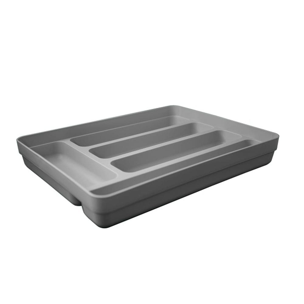 Organizador de Talheres Preto Cozinha Gaveta Garfo Faca