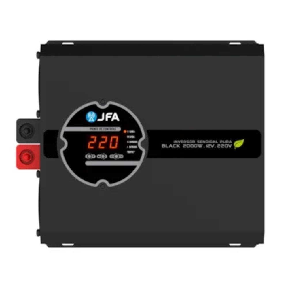 Inversor De Tensão Onda Senoidal 2000W 12/220V Black - JFA