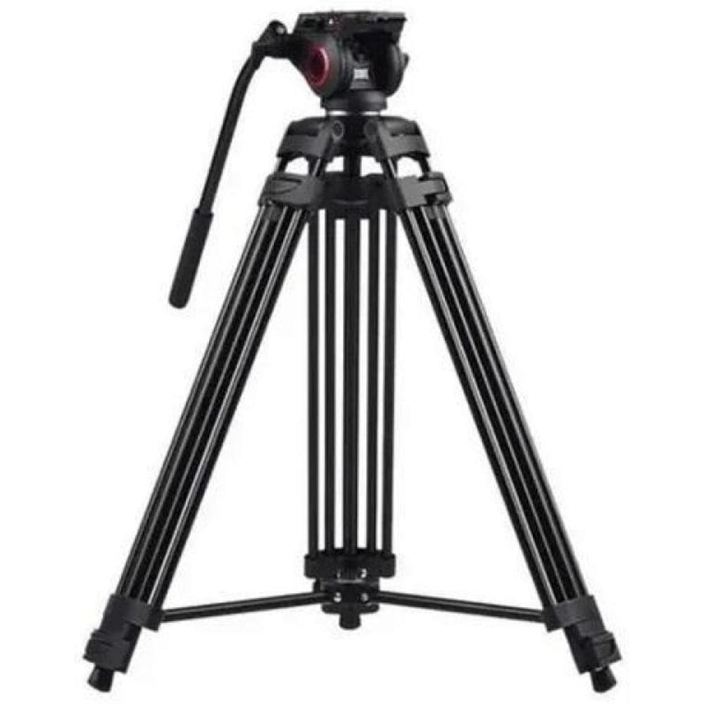 Tripé Profissional Cabeça Flúida Hidraulica Dslr Filmadora