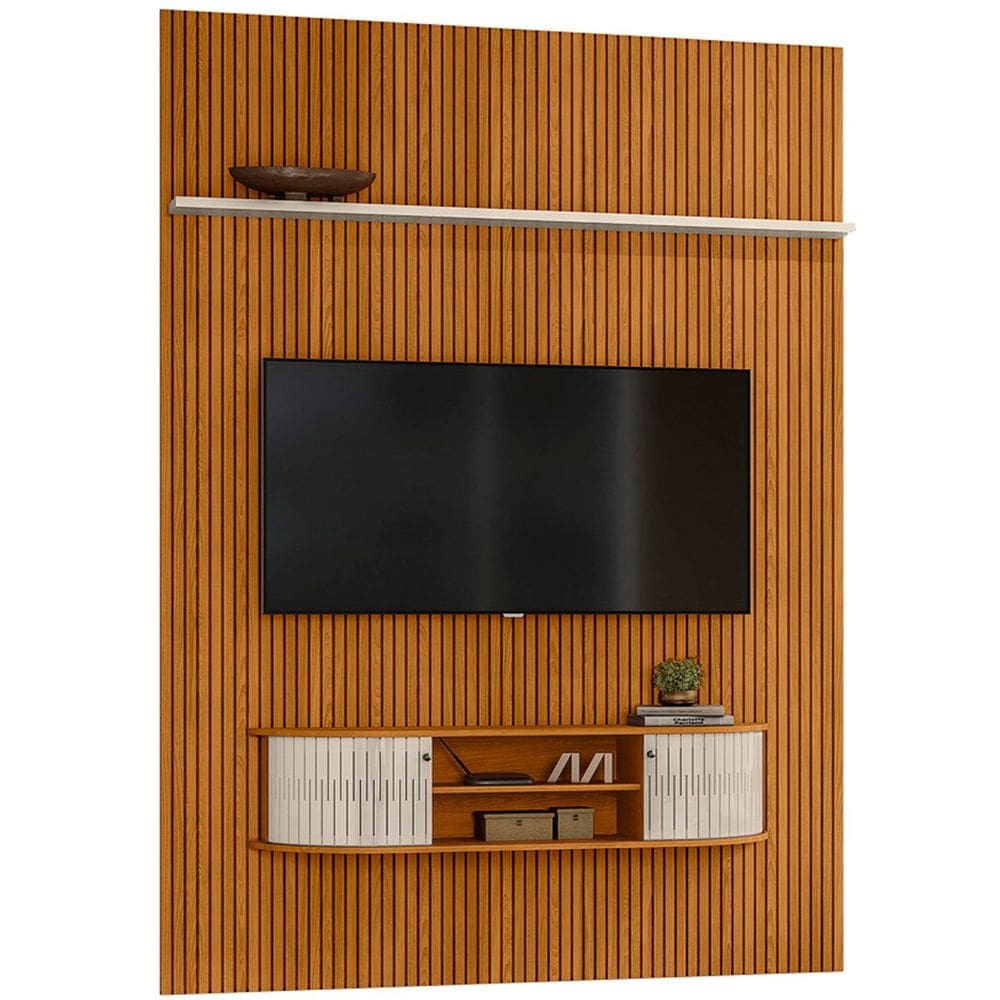 Home Suspenso para Tv 65 Polegadas 2 Portas New Cassino