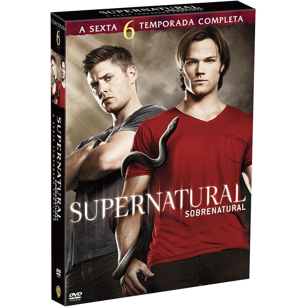 Box DVD Supernatural - 6ª Temporada 6 Discos