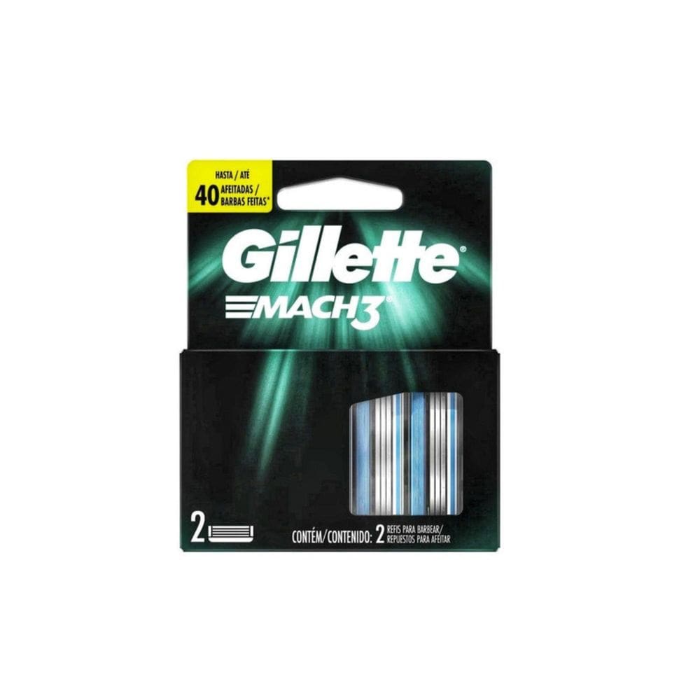 Carga Mach3 Gillette Refil Com 2 Unidades