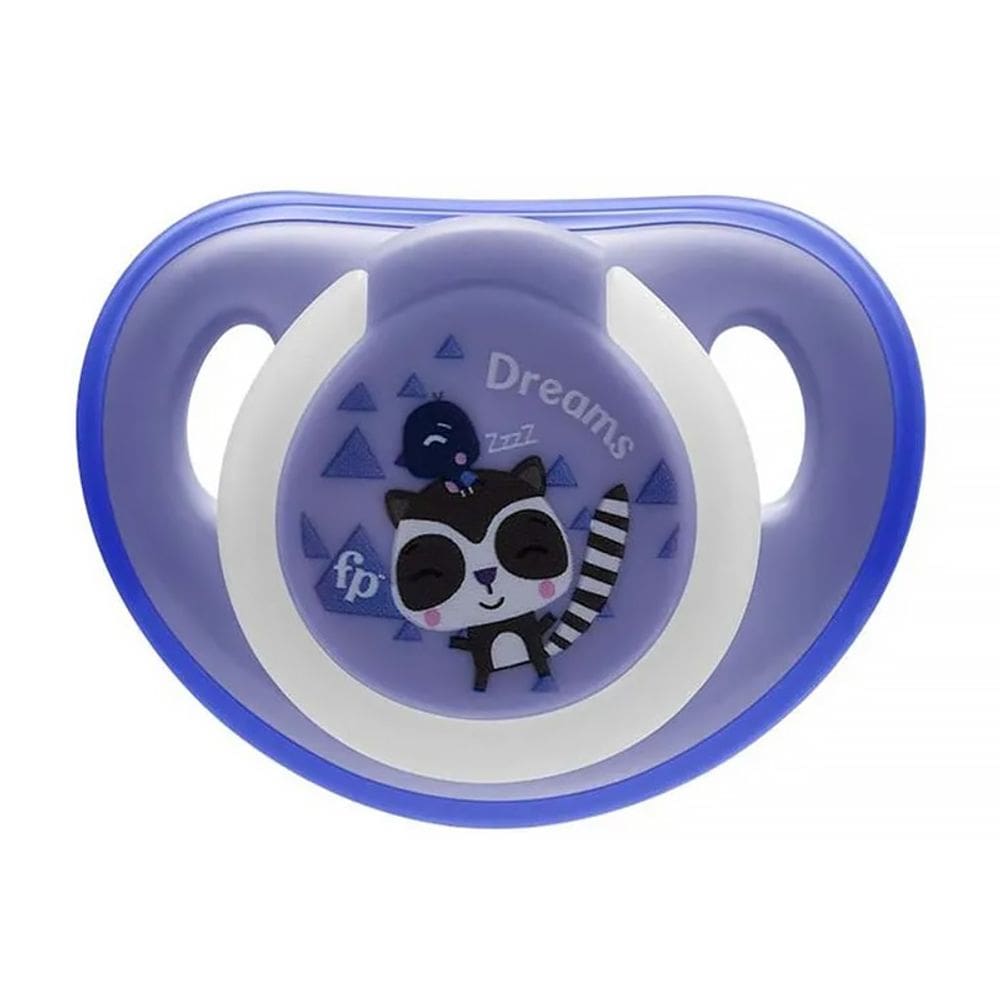 Chupeta First Moments Glow Tam 1 Azul com Case Esterilizador Fisher-Price BB1037 - Multikids