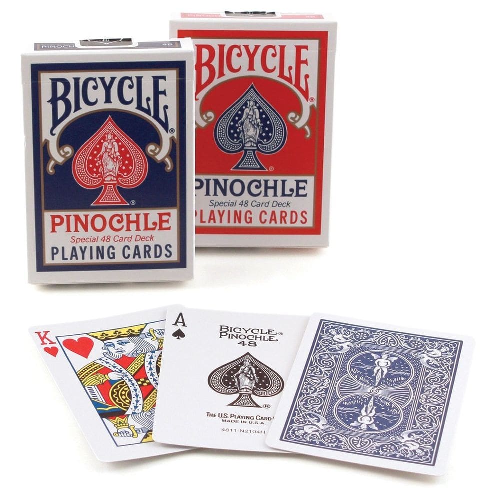 Cartas de baralho Bicycle Pinochle (pacote de 2)