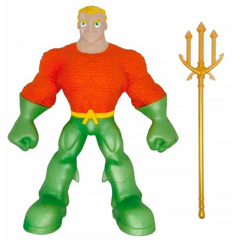Boneco Elástico Super Stretchy 14cm DC Aquaman BR2252 AQU - Multikids