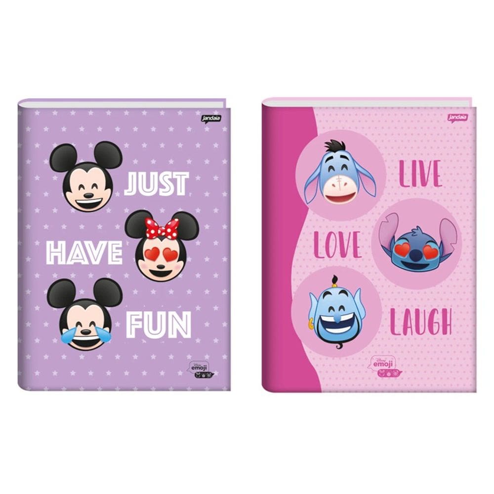 Caderno Broch. Univ. CP 48 Folhas – Disney Emoji Jandaia