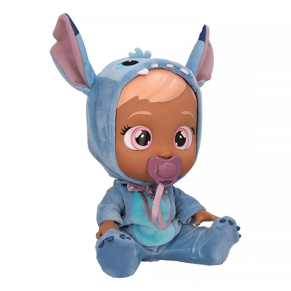 Boneca Cry Babies Stitch Disney BR2398 - Multikids