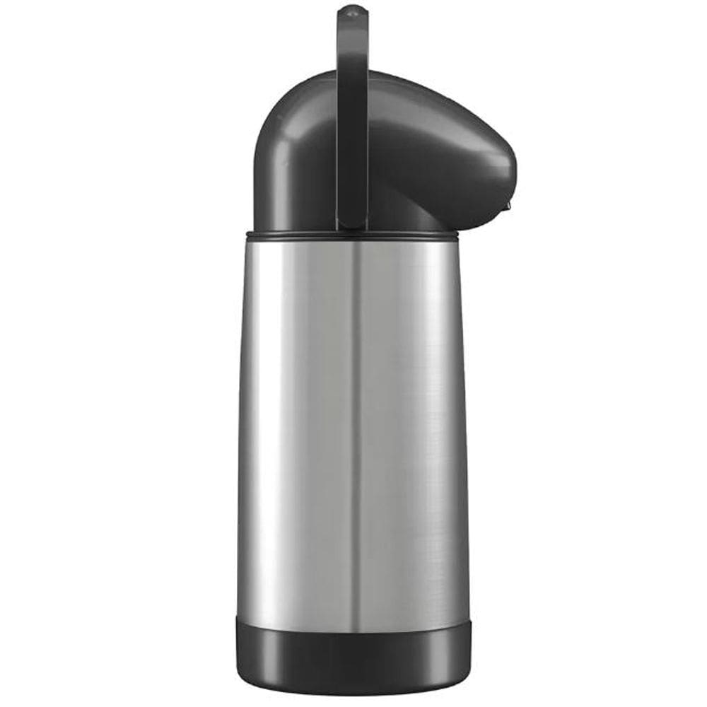 Garrafa térmica inox 1 litro nobile com pressão marca mor