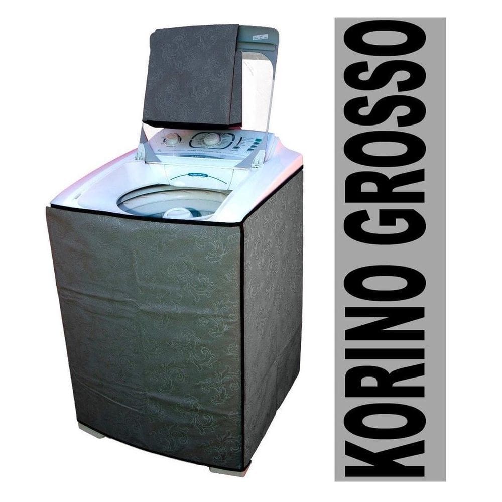 Capa Para Maquina De Lavar Korino Flanelado Até 9Kg Imperm.