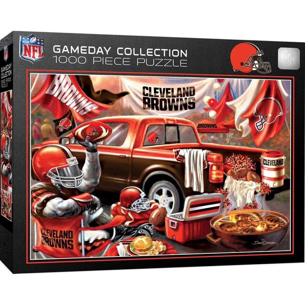 Obras-primas do quebra-cabeça NFL Cleveland Browns 1000 peças