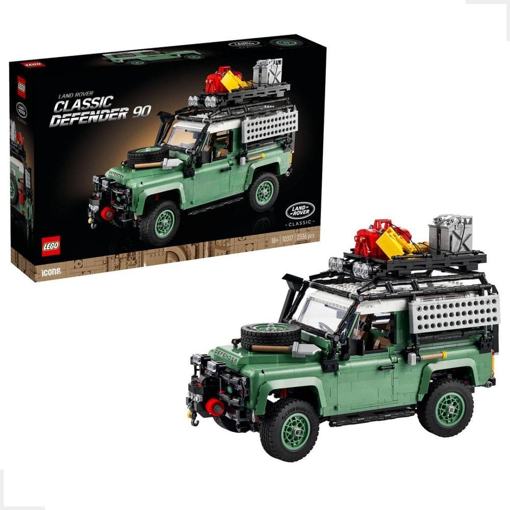 Lego Land Rover Defender 90 Carros Clássicos 10317 Blocos