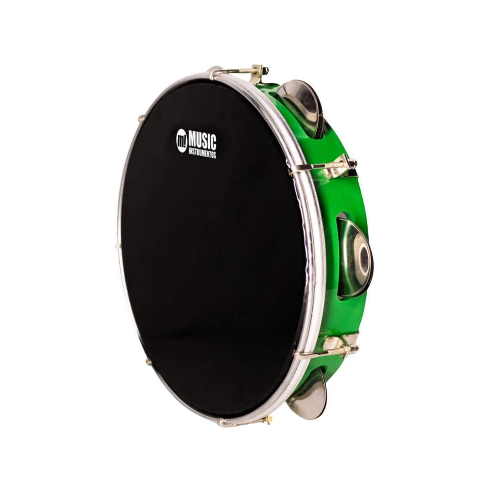 Pandeiro Music Phx 10 Corpo 87Abs Pele Poly 7 Afinações