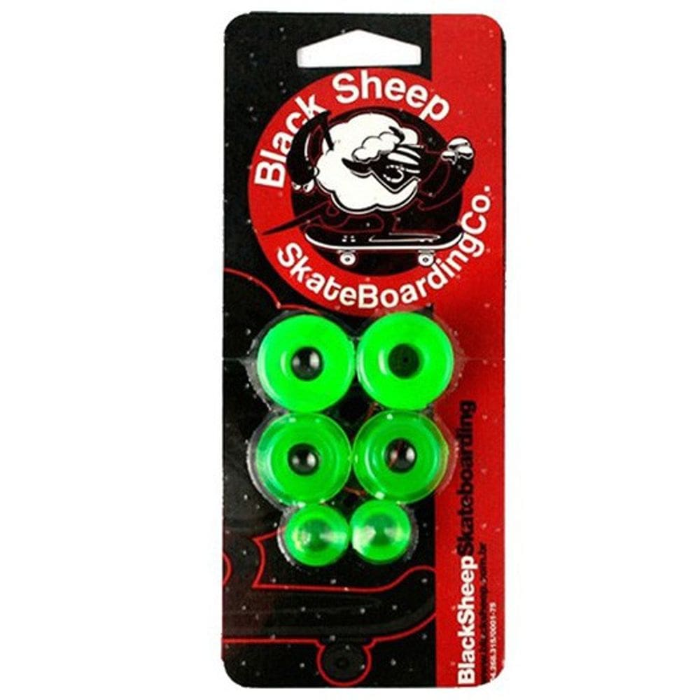 Jogo de Amortecedor e Chupeta Para Trucks Skate Black Sheep